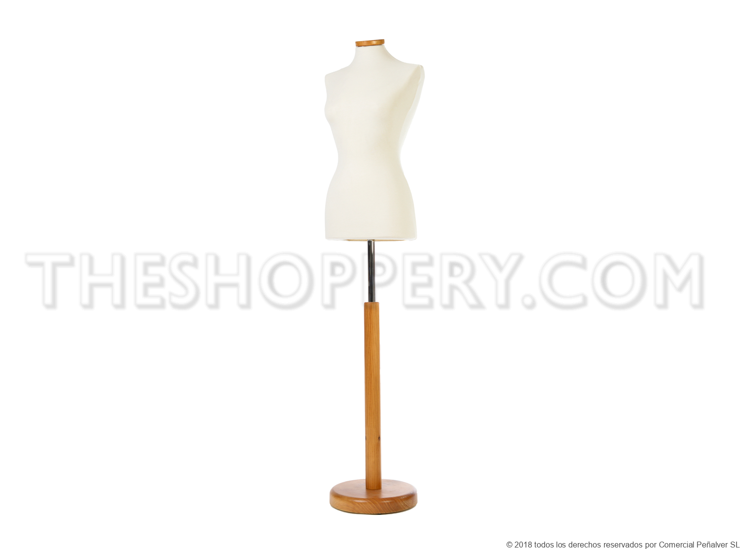 Busto costura/tienda mujer C | Base pino miel
