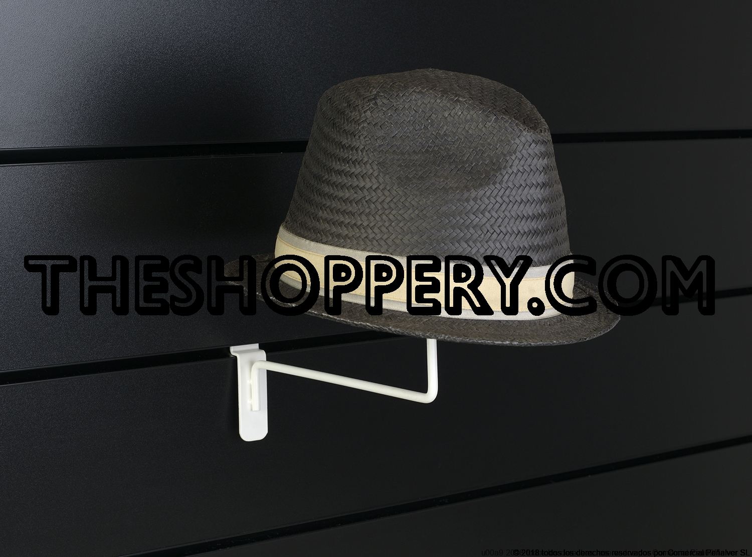 Soporte gorras/cascos lama forma negro - Imagen 3