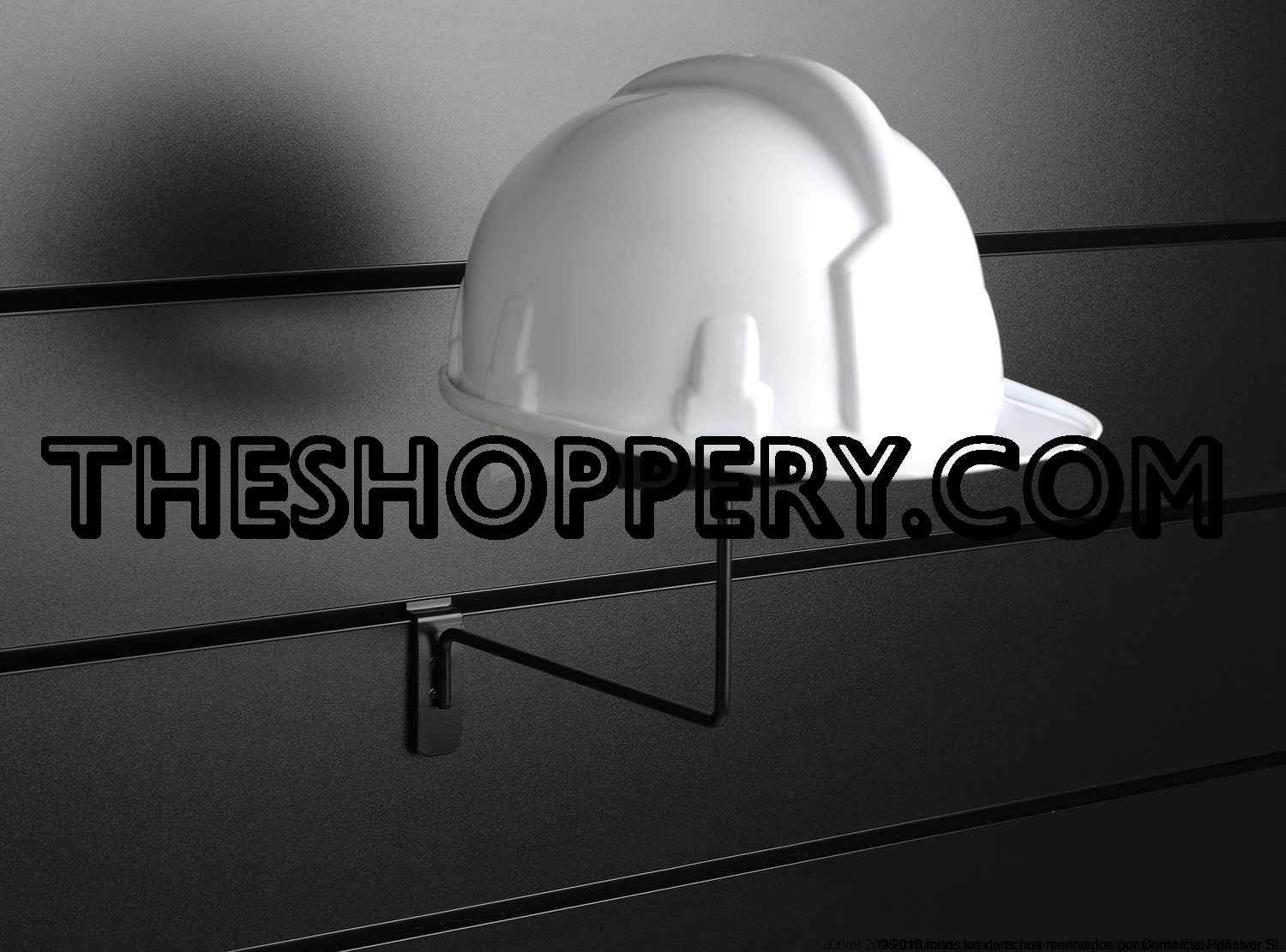 Soporte gorras/cascos lama forma negro - Imagen 2