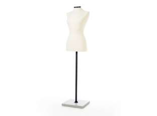 Busto costura/tienda mujer C | Base gris / negra