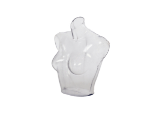 Torso transparente mujer PVC eco