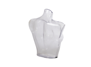 Torso transparente mujer PVC eco - Imagen 2